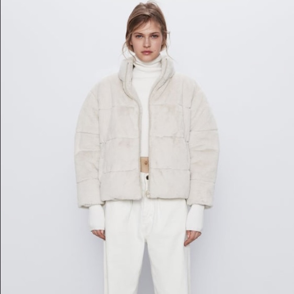 Zara Faux Fur Coat